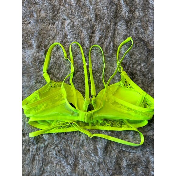 Honey Birdette VANESSA ⭐️ Neon Yellow Bra 32A - Picture 3 of 4